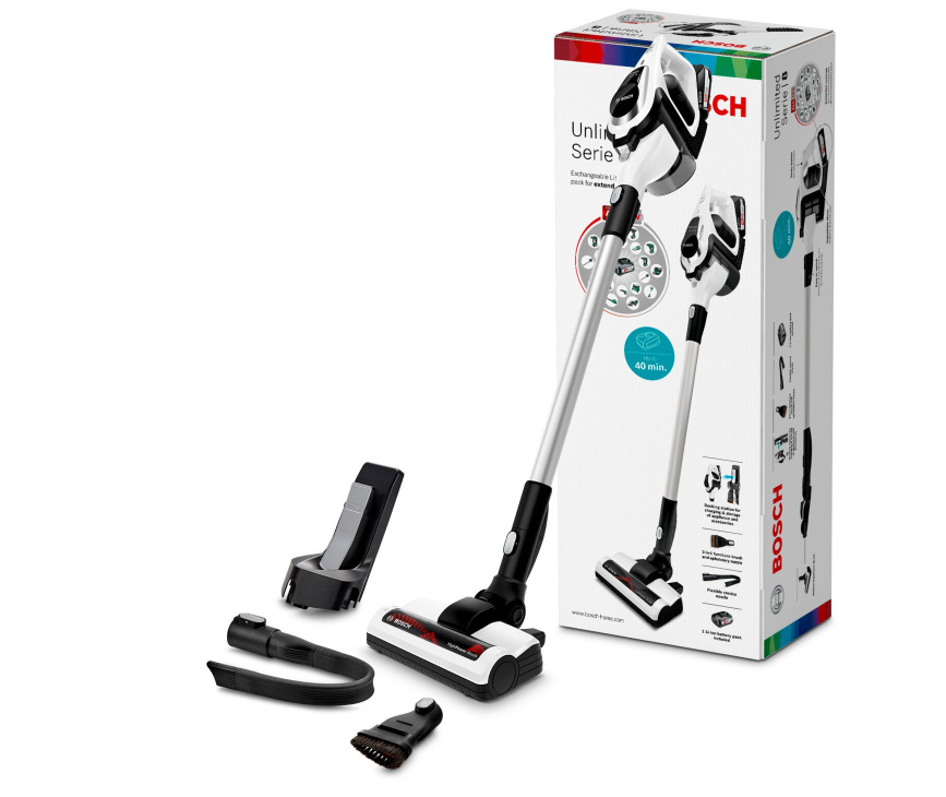 Bosch BCS81EXC steel stofzuiger met accu
