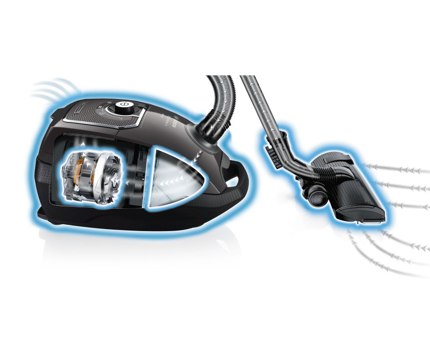 Bosch BGL7HYG bruin/zwarte stofzuiger