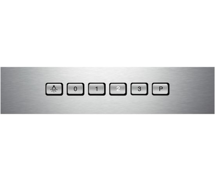 Het bedieningspaneel van de Bosch DWB097A51 afzuigkap wand