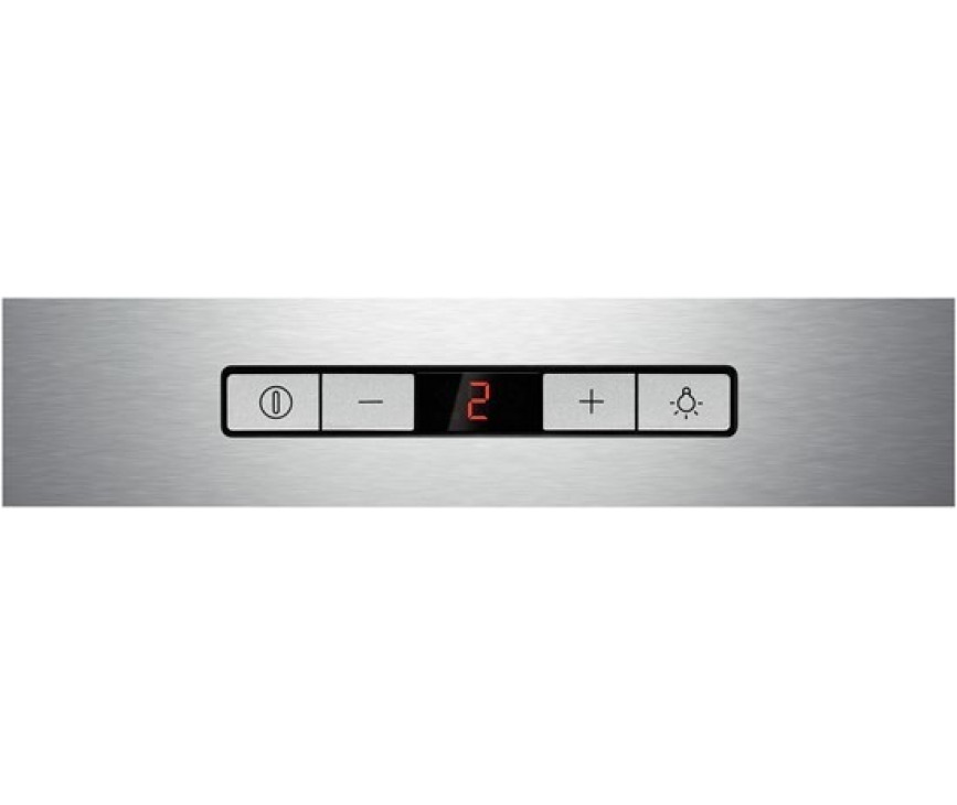 De Bosch DWB098E50 afzuigkap wand is voorzien van een bedieningspaneel dat in het design is opgenomen