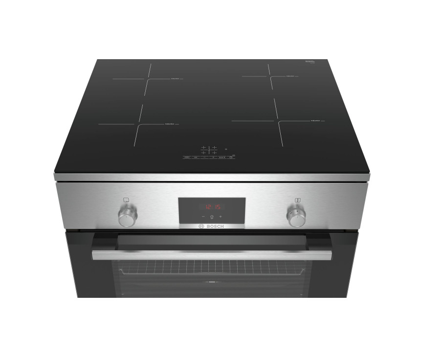 Bosch HLN39A050U inductie fornuis - rvs - 60 cm breed