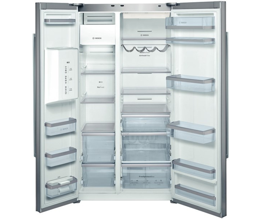 De Bosch KAD62S21 koelkast Glass-white heeft een totale netto-inhoud van 528 liter