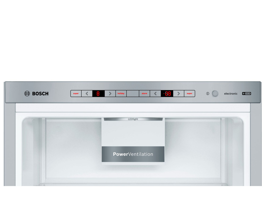 Bosch KGE39ALCA rvs-look koelkast - 201 cm. hoog