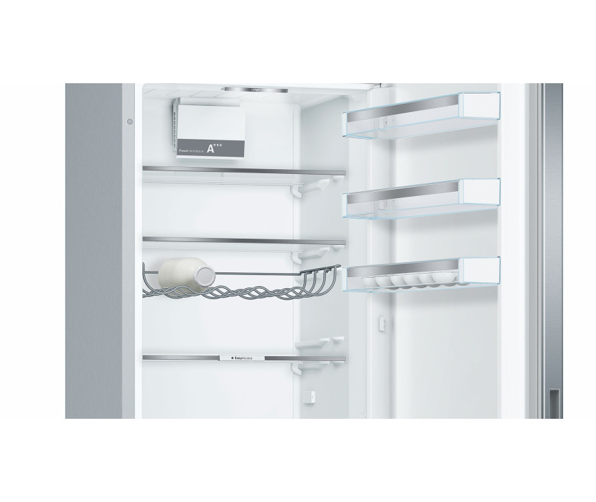 Bosch KGE39ALCA rvs-look koelkast - 201 cm. hoog