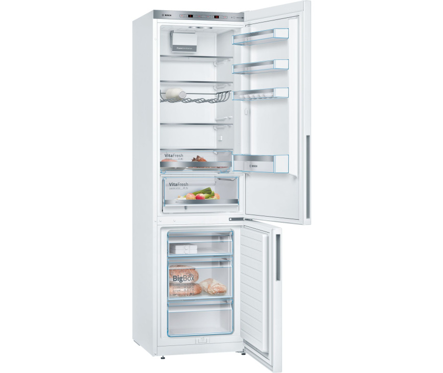 Bosch KGE39AWCA koelkast wit - 201 cm. hoog