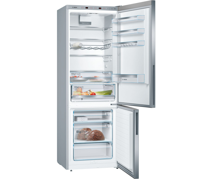 Bosch KGE49VI4A rvs koelkast - NoFrost en 70 cm. breed