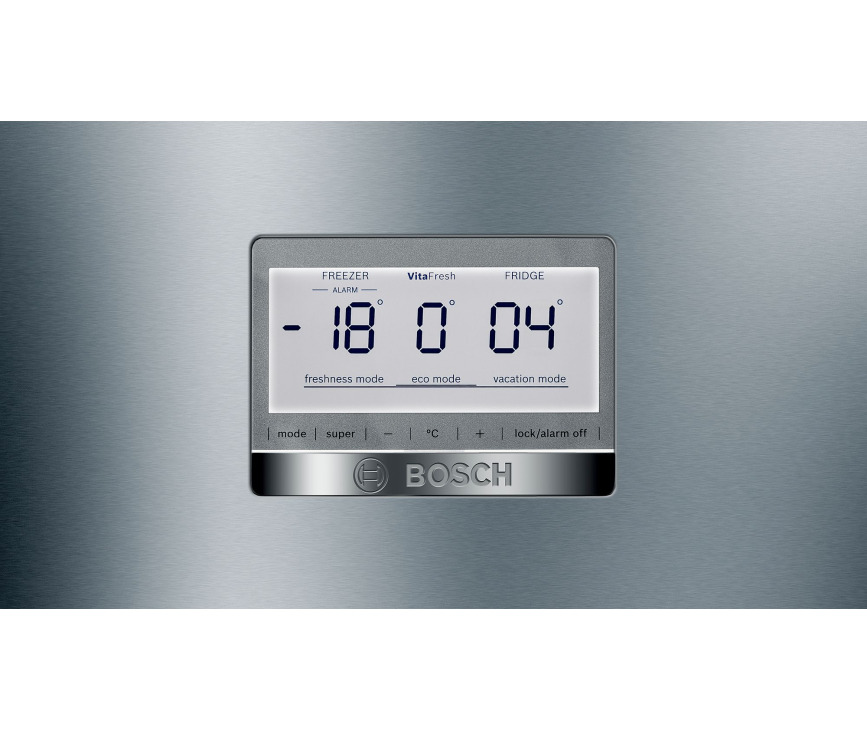 Bosch KGF39PI45 rvs koelkast - 203 cm. hoog