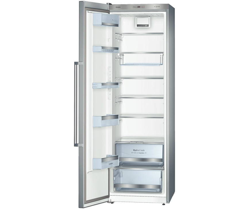 Het interieur van de Bosch KSV36AI40 koelkast rvs