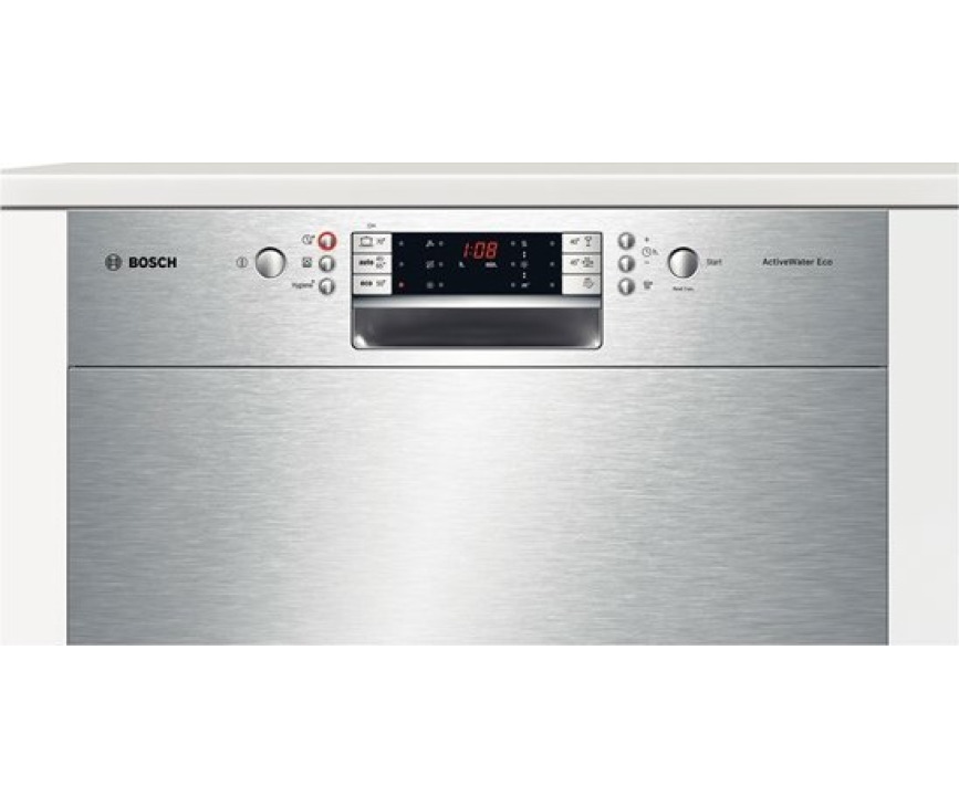 De Bosch SMU69N45EU onderbouw vaatwasser is voorzien van een digitaal bedieningspaneel