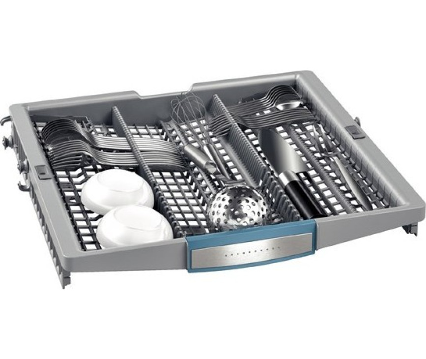 De Bosch SMU69N45EU onderbouw vaatwasser is voorzien van een besteklade bovenin de machine