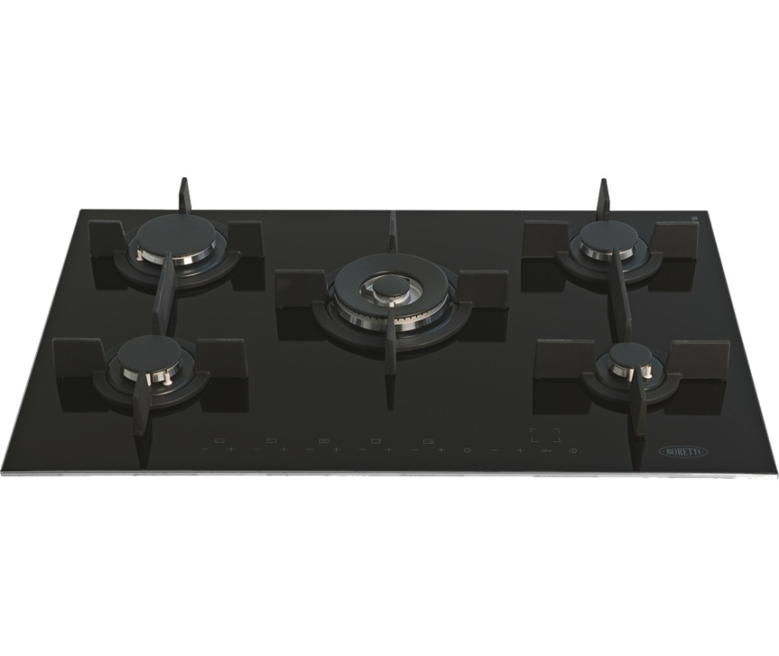 BORETTI kookplaat gas-op-glas BTG80