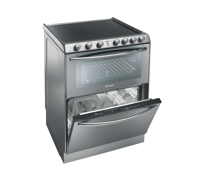 De Candy TRIO 9503 1X combineert afwassen met koken en bakken