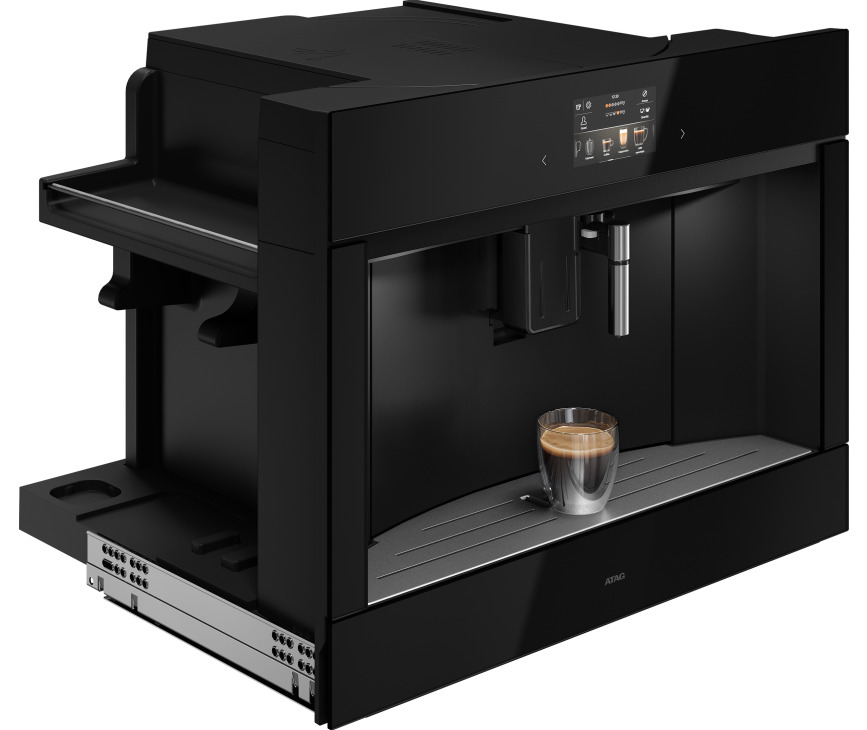 Atag CM8471D inbouw koffiemachine - zwart glas