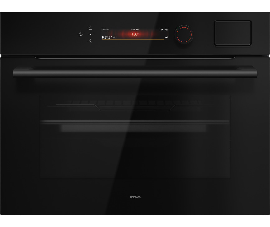 Atag CS8471D inbouw combi-stoomoven - zwart glas