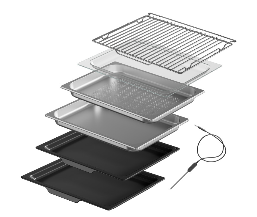 Atag CSX8695D inbouw combi-stoomoven met magnetron - grafiet