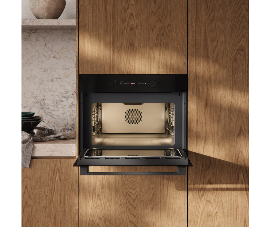 Atag CX8471D inbouw oven met magnetron - zwart glas