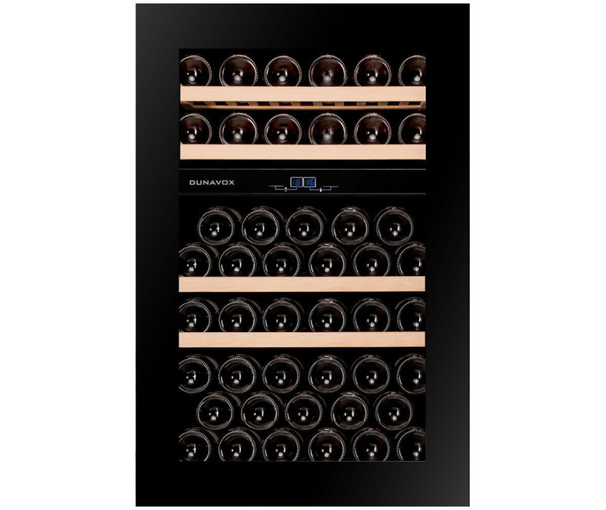 DUNAVOX wijnkoelkast inbouw zwart DAVG-49.116DB.TO