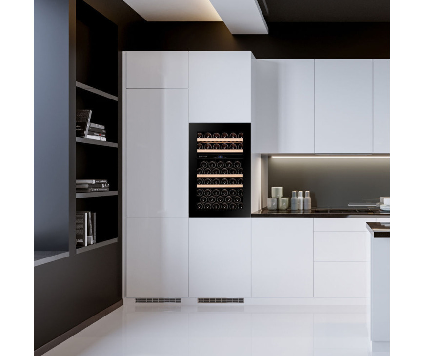 Dunavox DAVG-49.116DB.TO inbouw wijnkoelkast - zwart