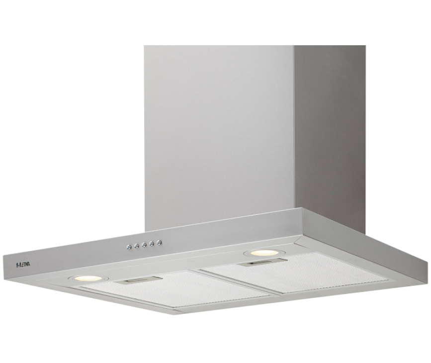 Praktisch is de heldere LED verlichting van de Etna AB660RVS wand roestvrijstaal afzuigkap