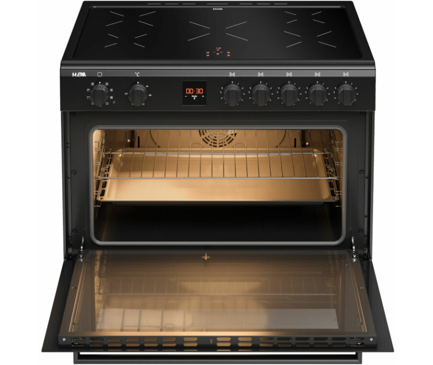 Etna FI590ZWA inductie fornuis - zwart
