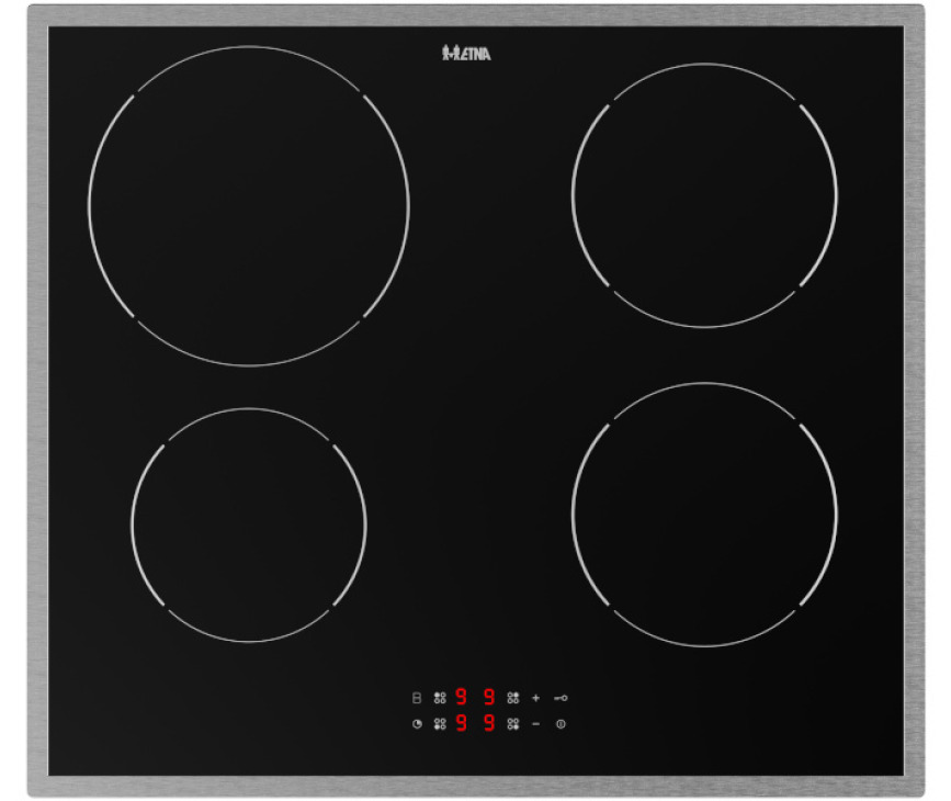 ETNA kookplaat inductie inbouw KI2160RVS