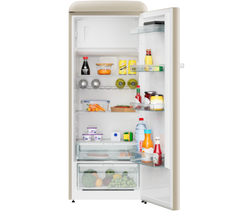 Etna KVV7154BEI beige koelkast - retro jaren 50