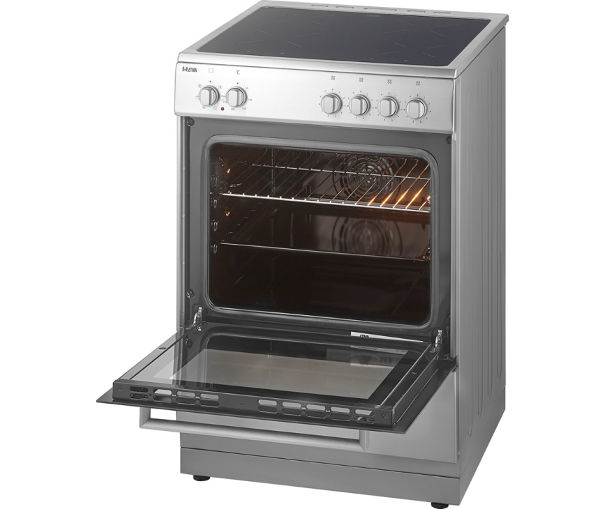 Etna FIV560RVS inductie fornuis - rvs - 2-fasen aansluliting
