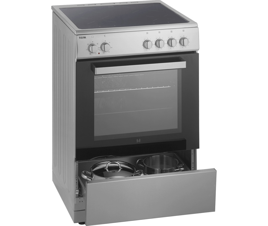 Etna FIV560RVS inductie fornuis - rvs - 2-fasen aansluliting