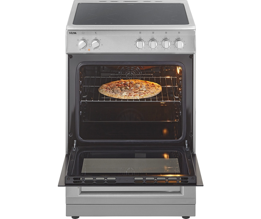 Etna FIV560RVS inductie fornuis - rvs - 2-fasen aansluliting