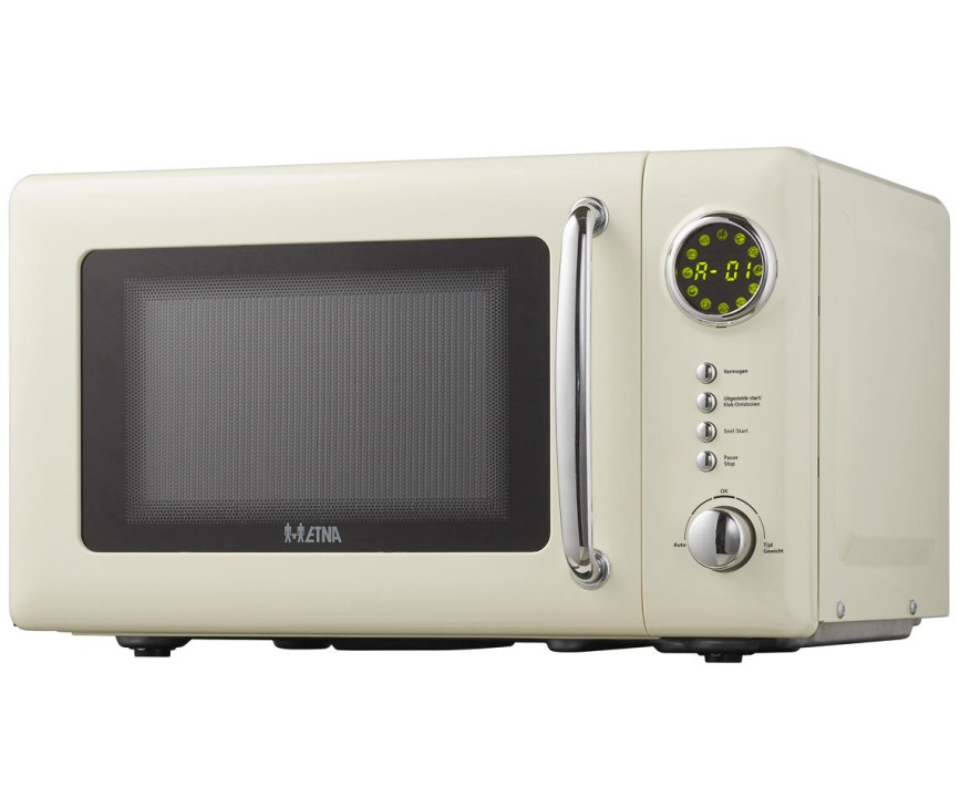 De ETNA SMV520BEI is uitgevoerd in de kleur beige en heeft een retro jaren 50 vormgeving