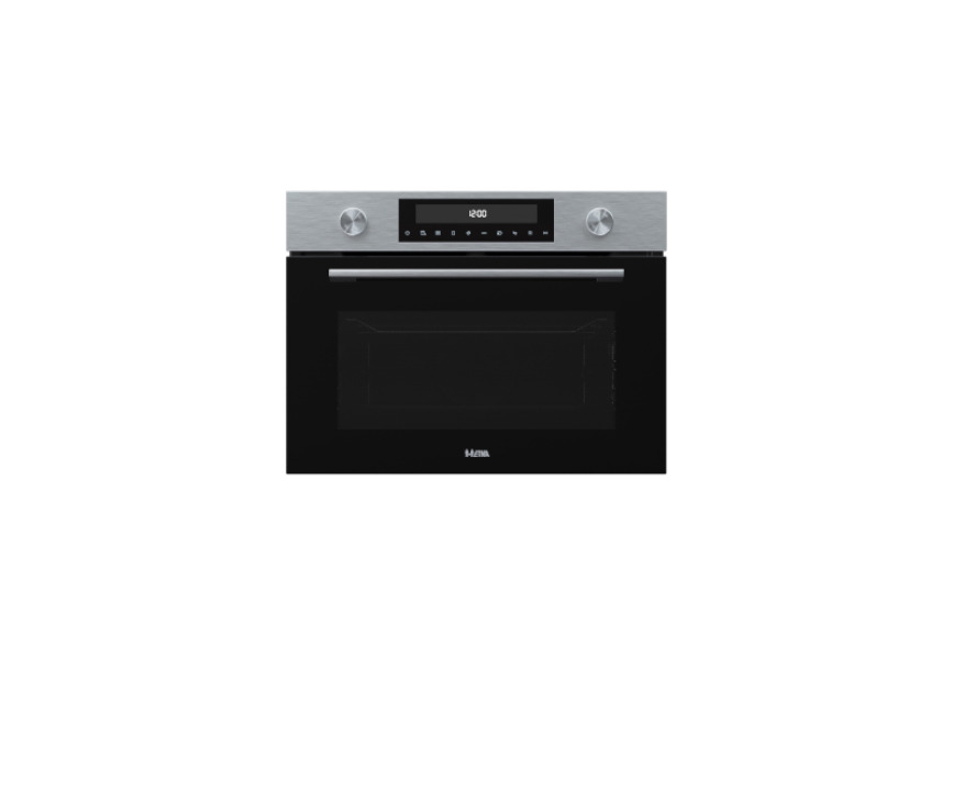Etna CM450RVS inbouw oven met magnetron - nis 45 cm. - roestvrijstaal