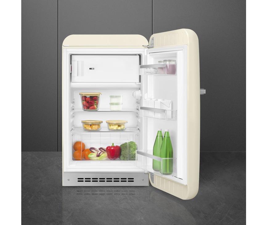 Smeg FAB10RCR5 koelkast creme - rechtsdraaiend
