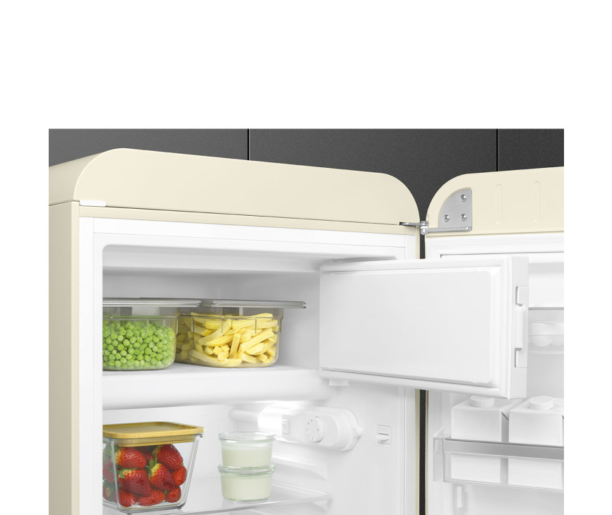 Smeg FAB10RCR5 koelkast creme - rechtsdraaiend