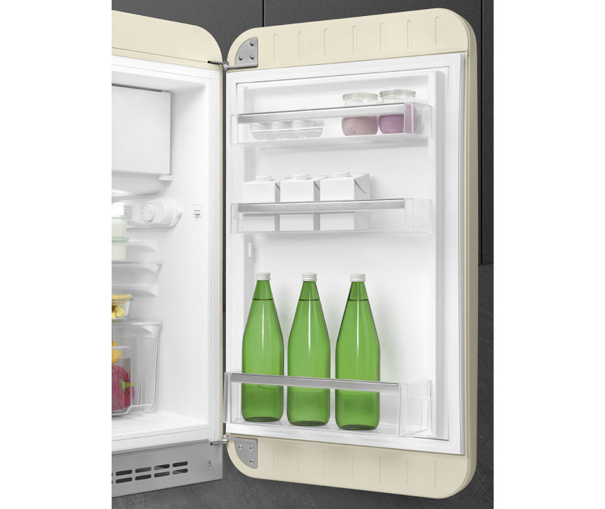 Smeg FAB10RCR5 koelkast creme - rechtsdraaiend