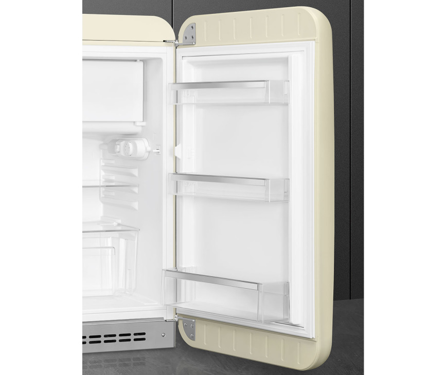 Smeg FAB10RCR5 koelkast creme - rechtsdraaiend