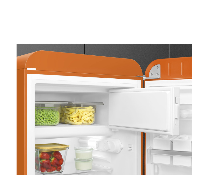 Smeg FAB10ROR5 koelkast oranje - rechtsdraaiend