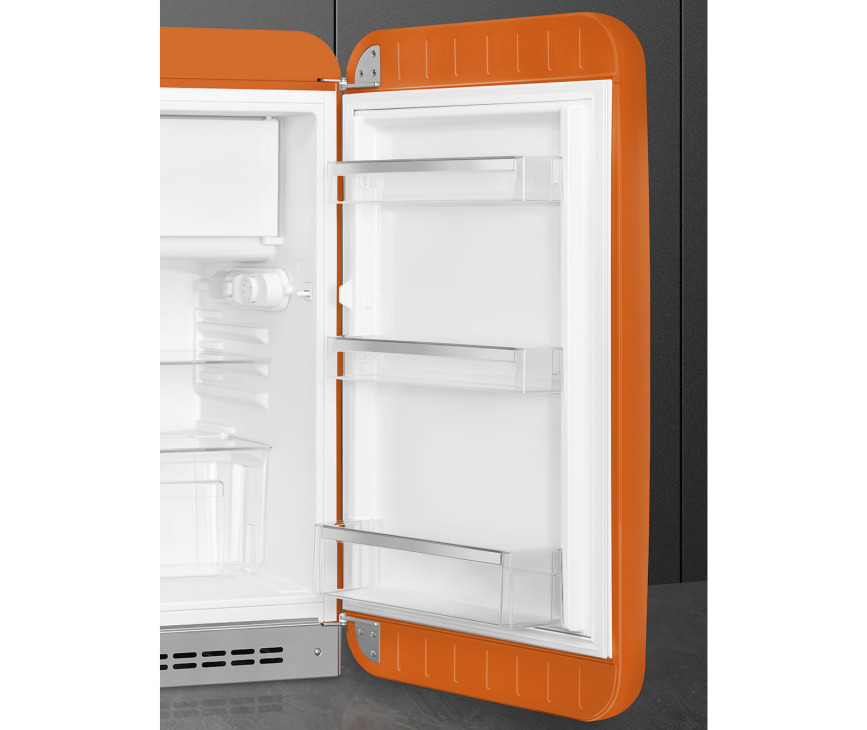 Smeg FAB10ROR5 koelkast oranje - rechtsdraaiend