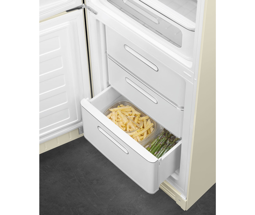 Smeg FAB32LCR5 koelkast crème - linksdraaiend