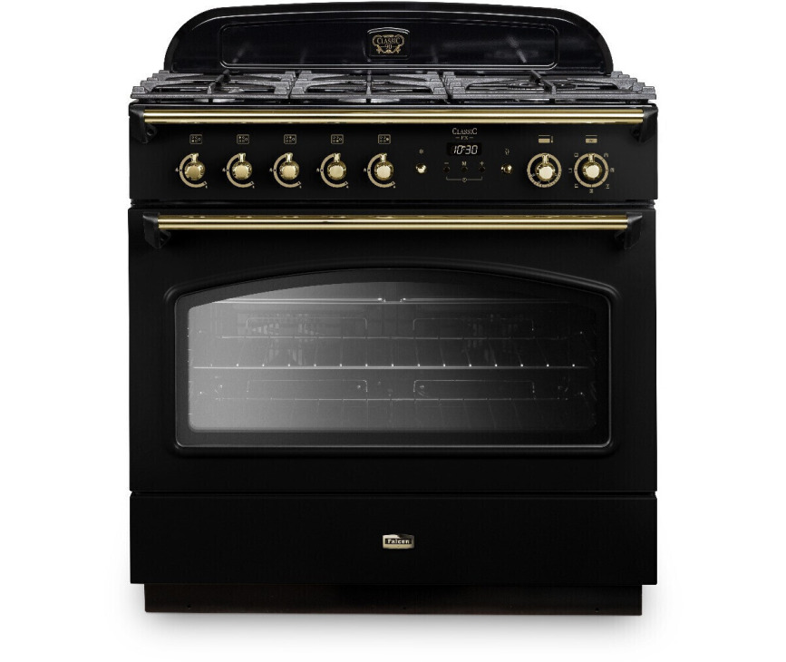 Falcon Classic FX 90 gas zwart fornuis