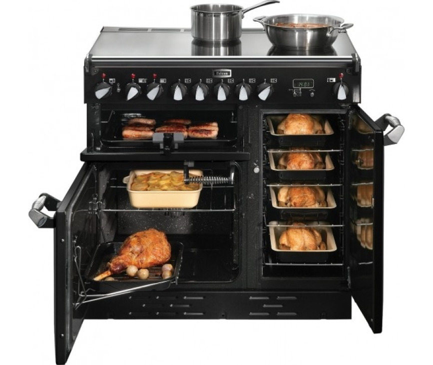 Foto van de drie ovens van de Falcon Classic Deluxe 90 inductie