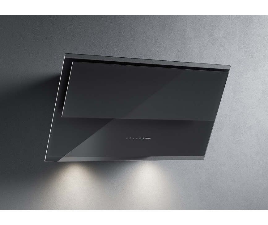 FALMEC afzuigkap wand zwart glas VERSO85BL