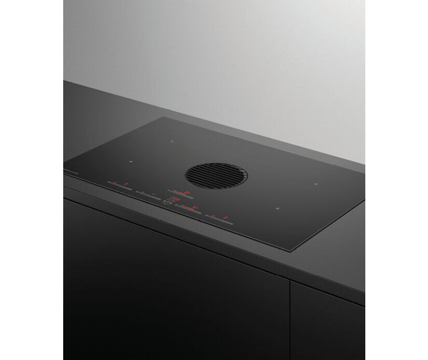 Fisher & paykel CID834DTB4 inbouw inductie kookplaat met afzuiging