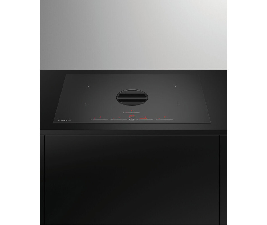 FISHER & PAYKEL inductie kookplaat met afzuiging inbouw CID834DTB4