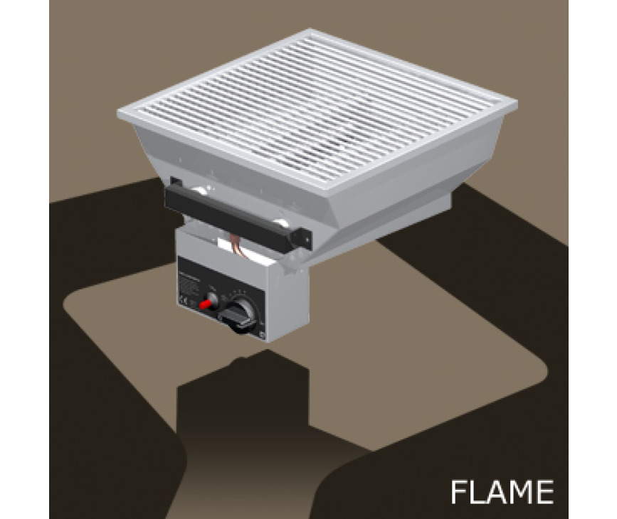 OneQ inbouw gasbarbecue type FLAME | One-Q gas bbq built-in