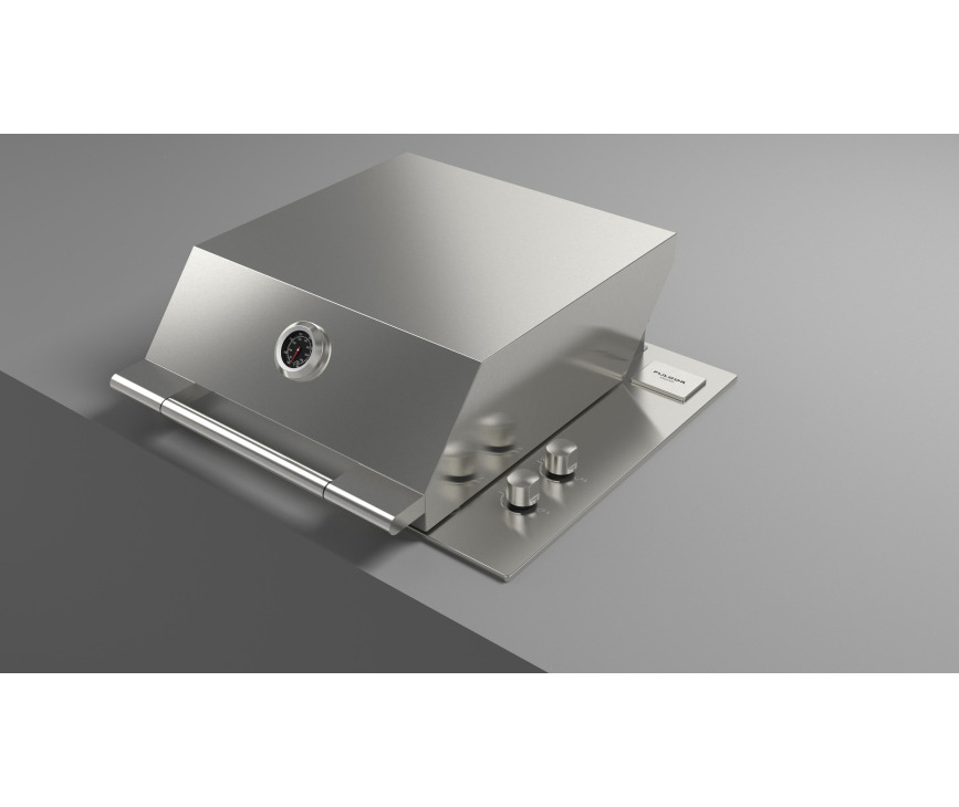 Fulgor Milano FOBQ 601 TY G X inbouw teppanyaki bbq - rvs