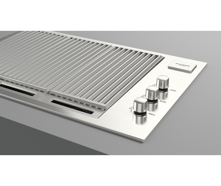 Fulgor milano FOBQ 803 G X inbouw gas barbecue - rvs