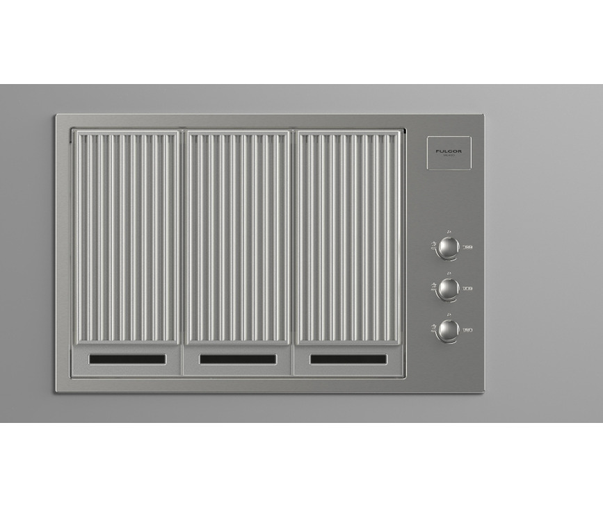 Fulgor milano FOBQ 803 G X inbouw gas barbecue - rvs