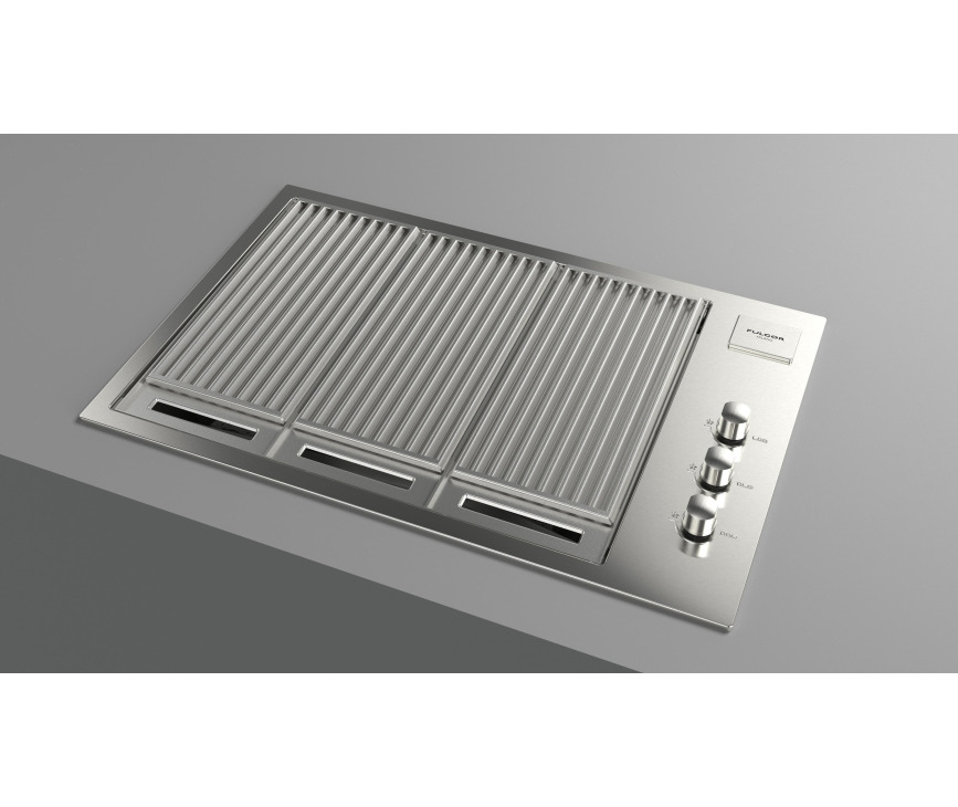 Fulgor milano FOBQ 803 G X inbouw gas barbecue - rvs