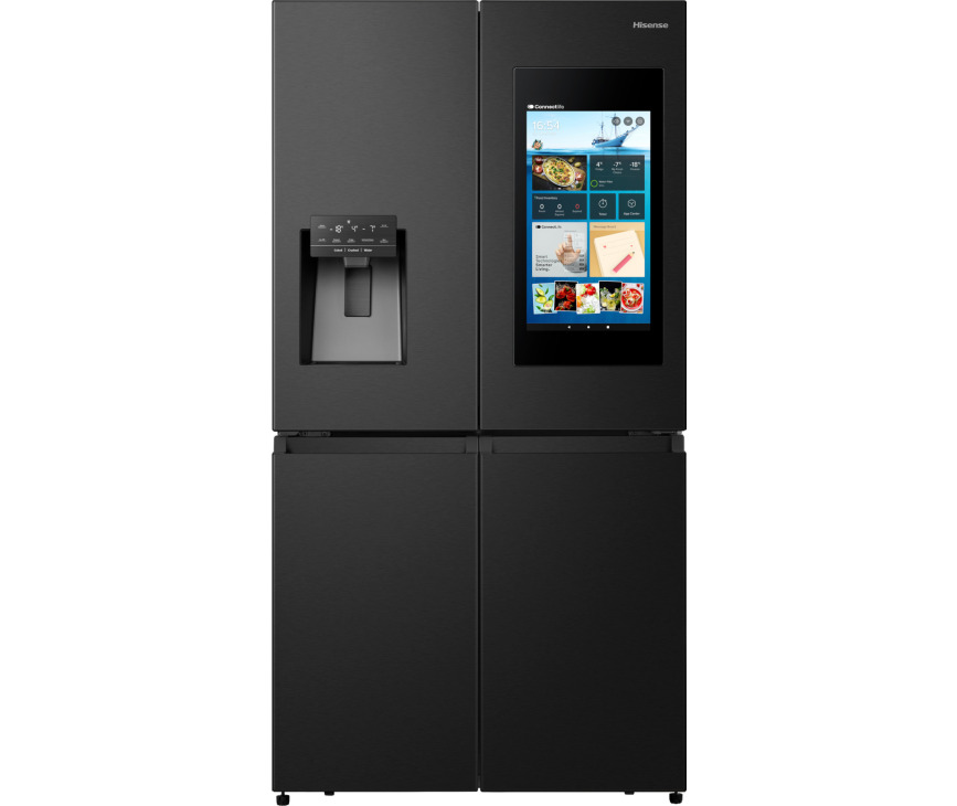 HISENSE side-by-side koelkast blacksteel RQ760N4IFE