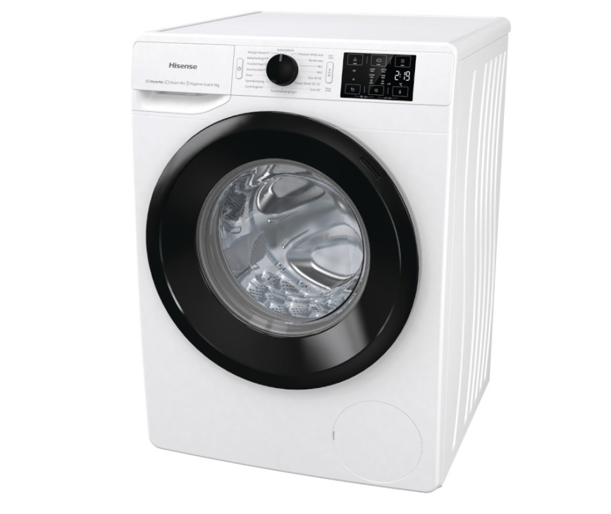 Hisense WFGE901439VMQ wasmachine met 9 kg. en 1400 toeren